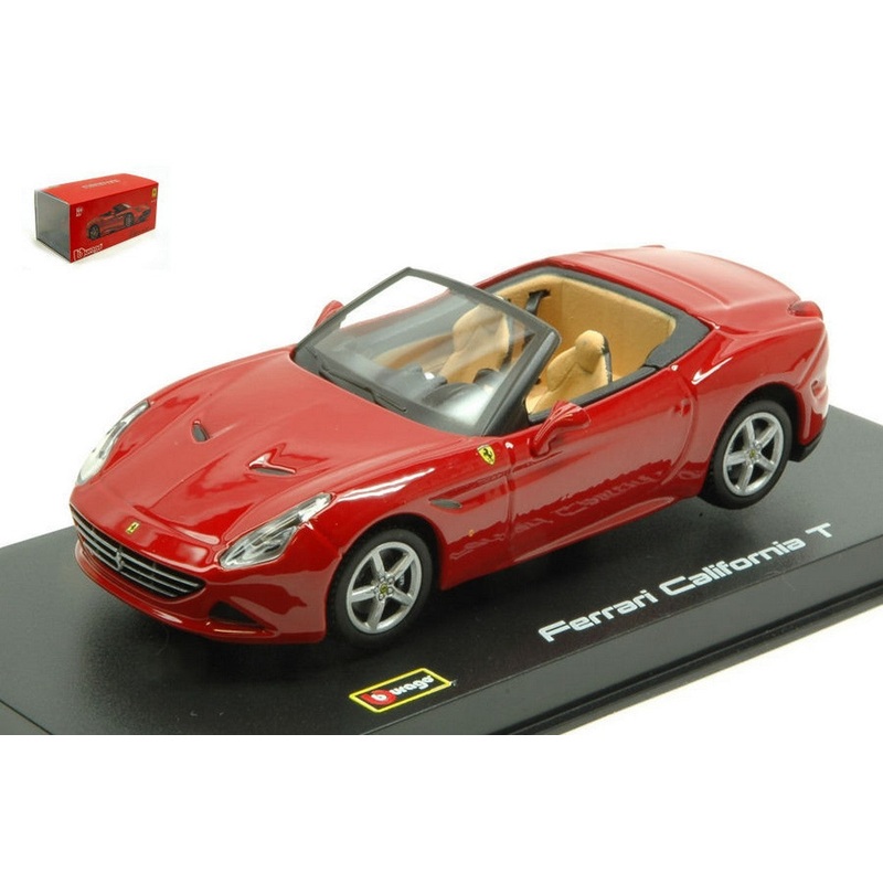 SCALE MODEL COMPATIBLE WITH FERRARI CALIFORNIA T OPEN 2014 RED SIGNATURE 1:43 BURAGO BU36903R