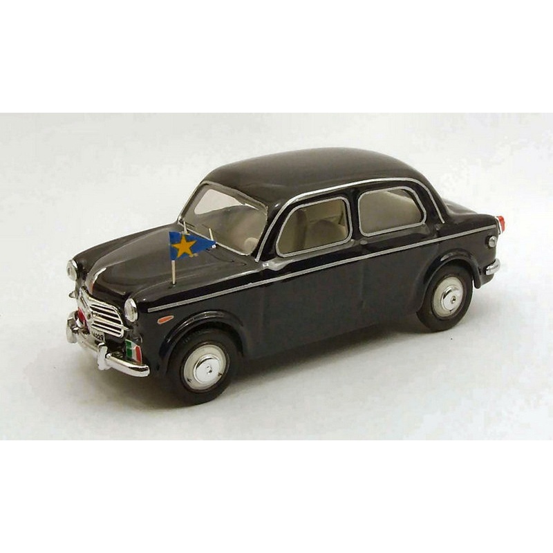 SCALE MODEL COMPATIBLE WITH FIAT 1100-103 TV ITALIAN ARMY 1955 GENERAL'S CAR 1:43 RIO RI4359