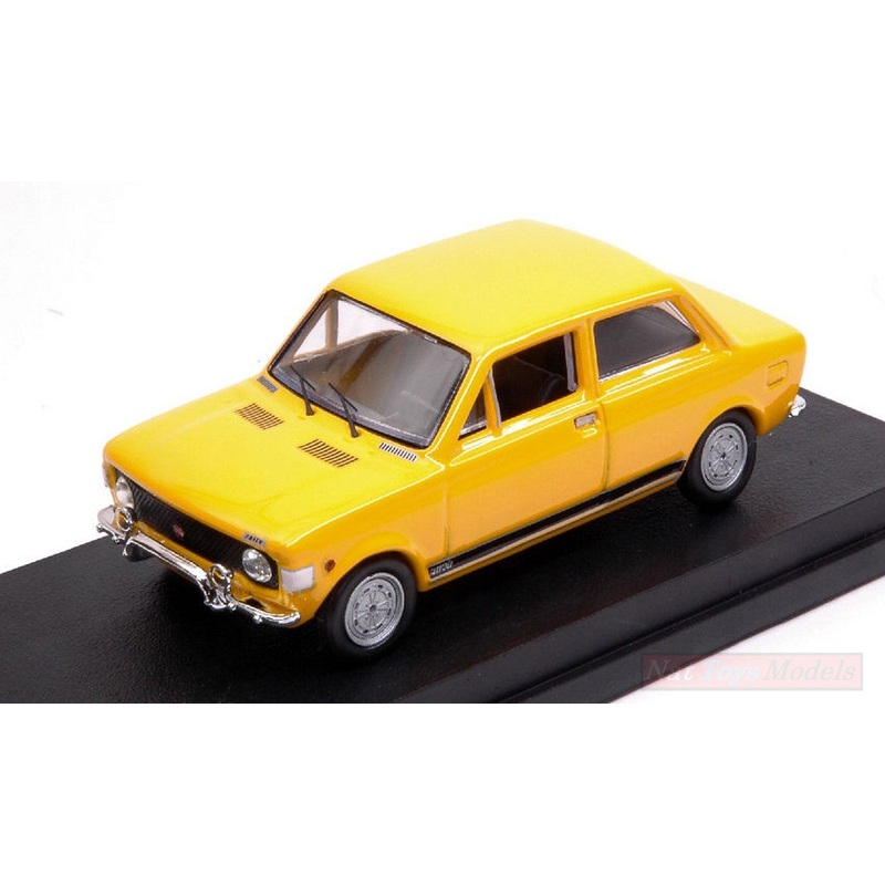 SCALE MODEL COMPATIBLE WITH FIAT 128 RALLY 1971 YELLOW 1:43 RIO RI4220
