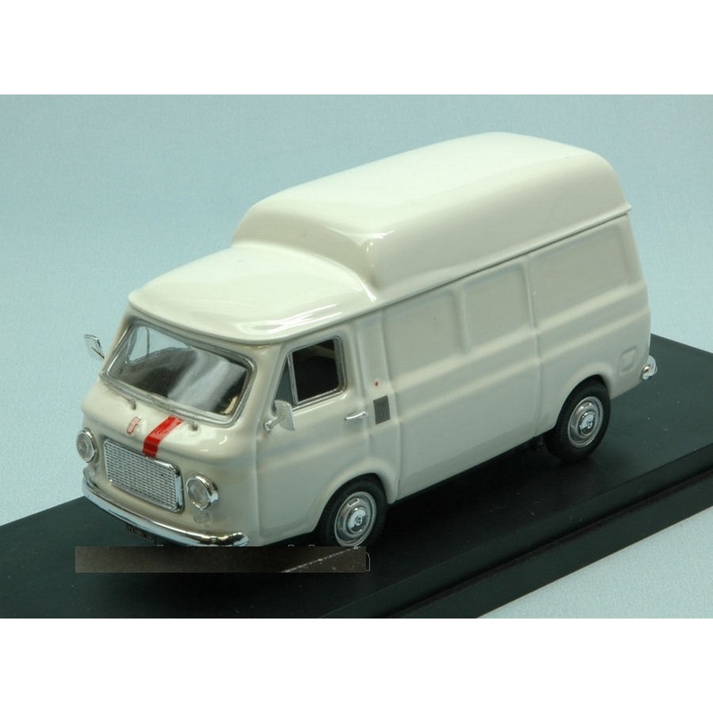 SCALE MODEL COMPATIBLE WITH FIAT 238 HIGH ROOF 1970 WHITE 1:43 RIO RI4519