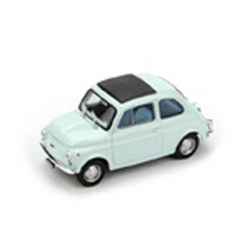 SCALE MODEL COMPATIBLE WITH FIAT 500 R 1972-75 CLOSED LIGHT BLUE 1:43 BRUMM BM0475-08