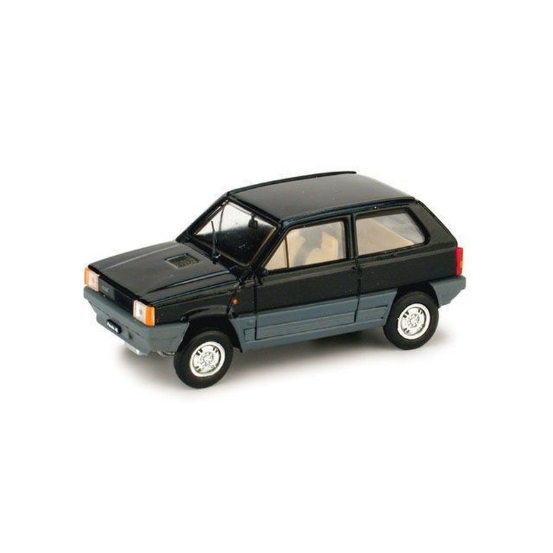 SCALE MODEL COMPATIBLE WITH FIAT PANDA 45 1980 BLACK LUXOR 1:43 BRUMM BM0387-06