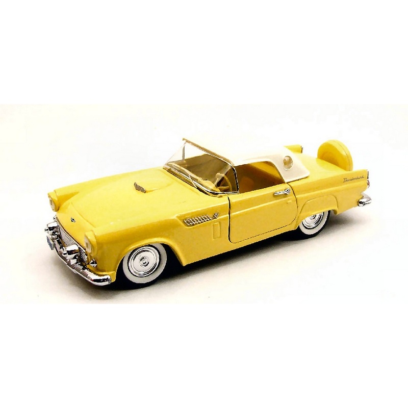 SCALE MODEL COMPATIBLE WITH FORD THUNDERBIRD HARD TOP 1956 YELLOW 1:43 RIO RI4328