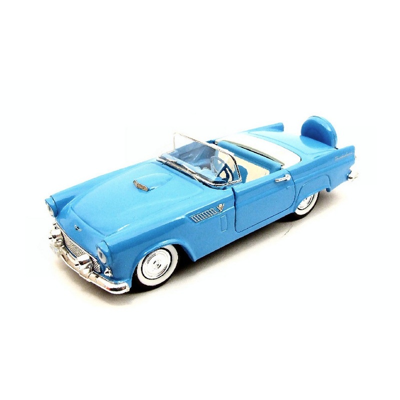 SCALE MODEL COMPATIBLE WITH FORD THUNDERBIRD SPIDER 1956 LIGHT BLUE 1:43 RIO RI4325