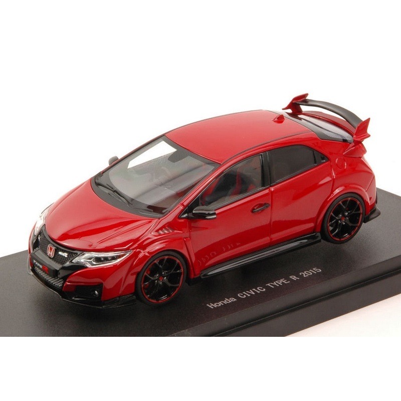 SCALE MODEL COMPATIBLE WITH HONDA CIVIC TYPE R 2015 MILANO RED 1:43 EBBRO EB45354