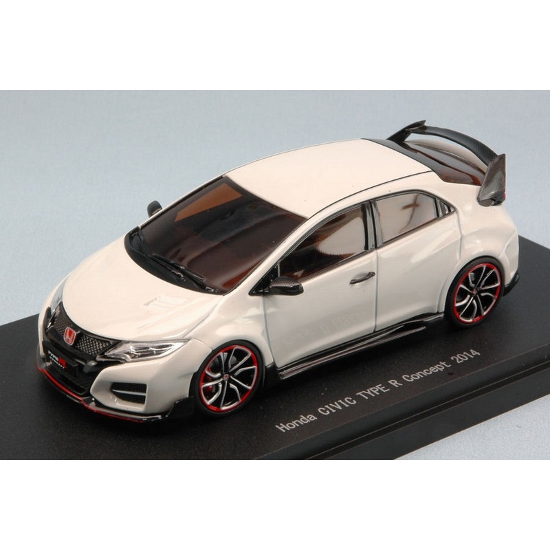 SCALE MODEL COMPATIBLE WITH HONDA CIVIC TYPE R CONCEPT 2014 WHITE 1:43 EBBRO EB45245