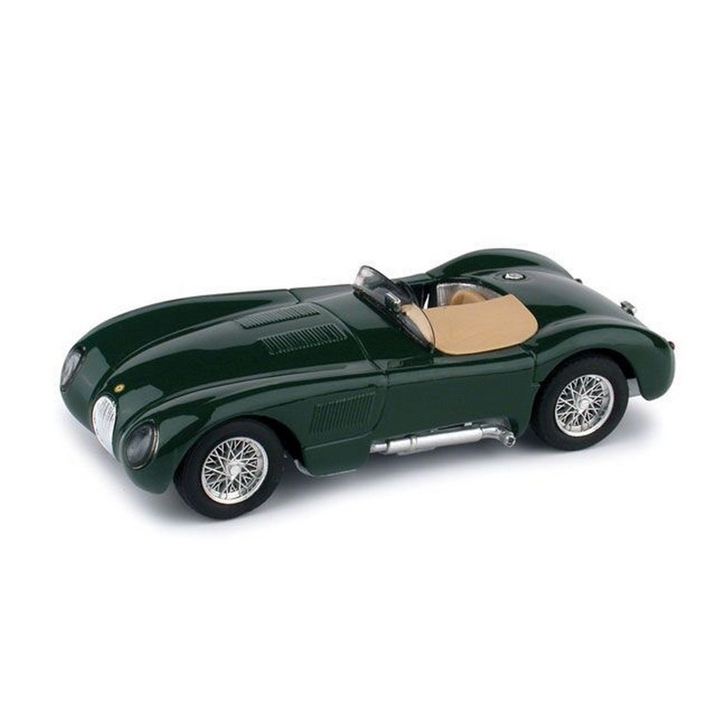 SCALE MODEL COMPATIBLE WITH JAGUAR C TYPE STRADALE 1953 BRITISH RACING GREEN 1:43 BRUMM BM0360-01