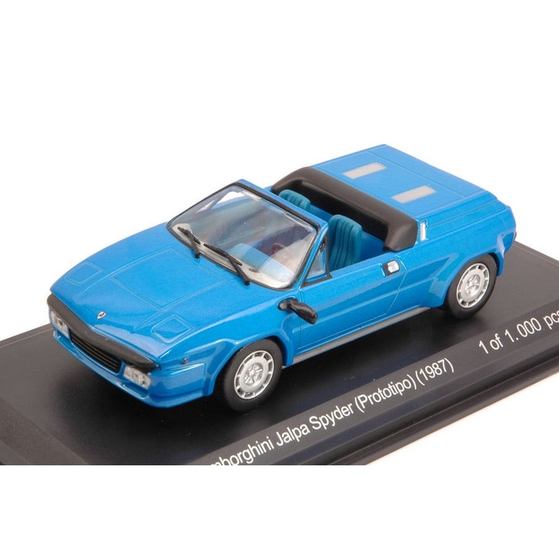 SCALE MODEL COMPATIBLE WITH LAMBORGHINI JALPA SPYDER PROTOTYPE 1987 BLUE 1:43 WHITEBOX WB511