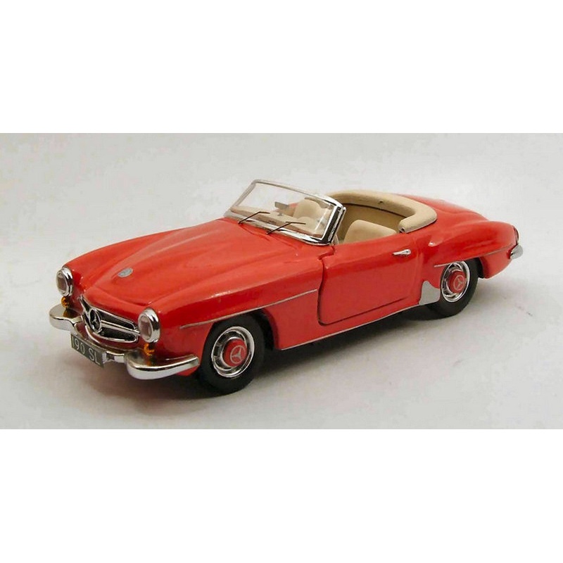 SCALE MODEL COMPATIBLE WITH MERCEDES 190 SL 1955 RED 1:43 RIO RI4358