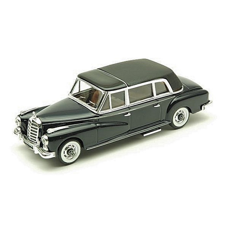 SCALE MODEL COMPATIBLE WITH MERCEDES 300 CABRIO CLOSED 1960 BLEU 1:43 RIO RI4121