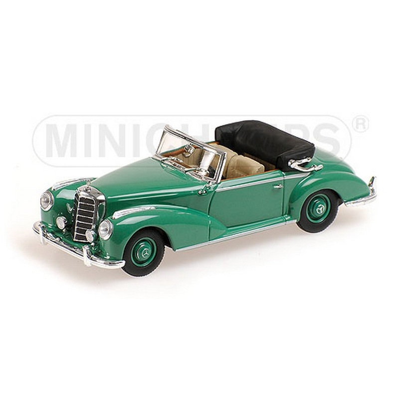 SCALE MODEL COMPATIBLE WITH MERCEDES 300S CABRIOLET W188 1954 GREEN 1:43 MINICHAMPS PM430032335
