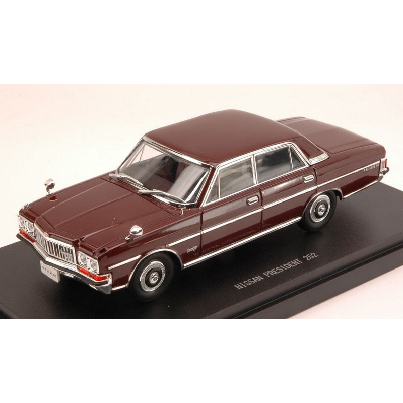 SCALE MODEL COMPATIBLE WITH NISSAN PRESIDENT 252 1987 BROWN 1:43 EBBRO EB45321