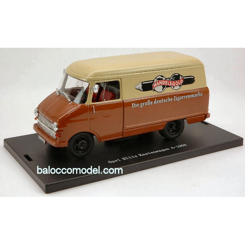 SCALE MODEL COMPATIBLE WITH OPEL BLITZ KASTENWAGEN A 1960 HANDELSGOLD 1:43 STARLINE STR53051