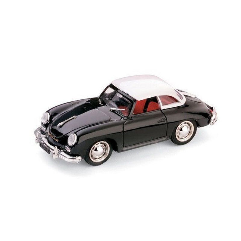 SCALE MODEL COMPATIBLE WITH PORSCHE 356 HARD TOP 1952 BLACK 1:43 BRUMM BM0314-01