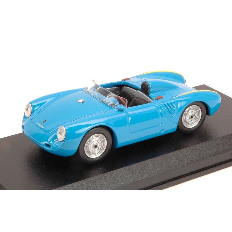 SCALE MODEL COMPATIBLE WITH PORSCHE 550 RS 1957 4 CYLINDER 110 HP BLUE 1:43 BEST MODEL BT9584