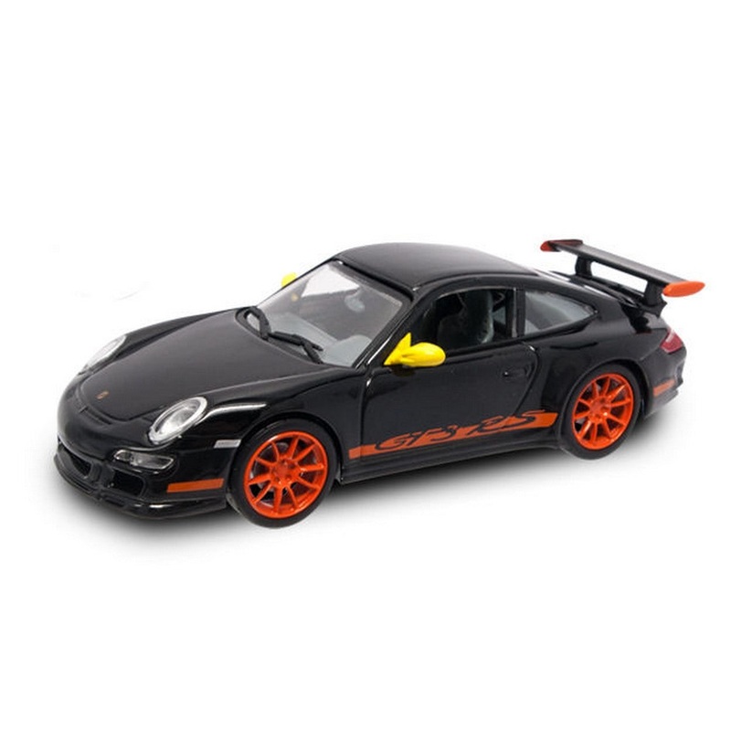 SCALE MODEL COMPATIBLE WITH PORSCHE 997 GT 3 RS 2006 BLACK 1:43 YAT MING YM43204BK
