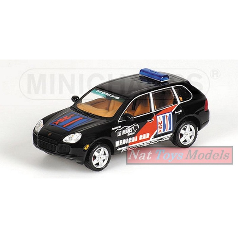 SCALE MODEL COMPATIBLE WITH PORSCHE CAYENNE TURBO MEDICAL CAR LE MANS 2003 1:43 MINICHAMPS PM400061082