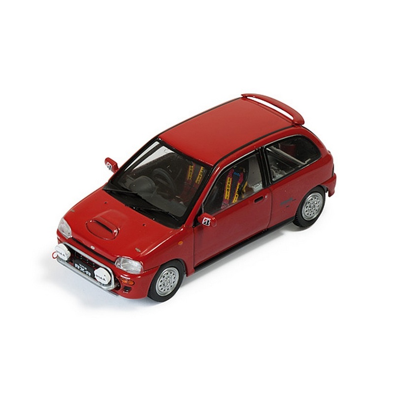 SCALE MODEL COMPATIBLE WITH SUBARU VIVIO RX-R 1993 RED 1:43 IXO MODEL MOC160