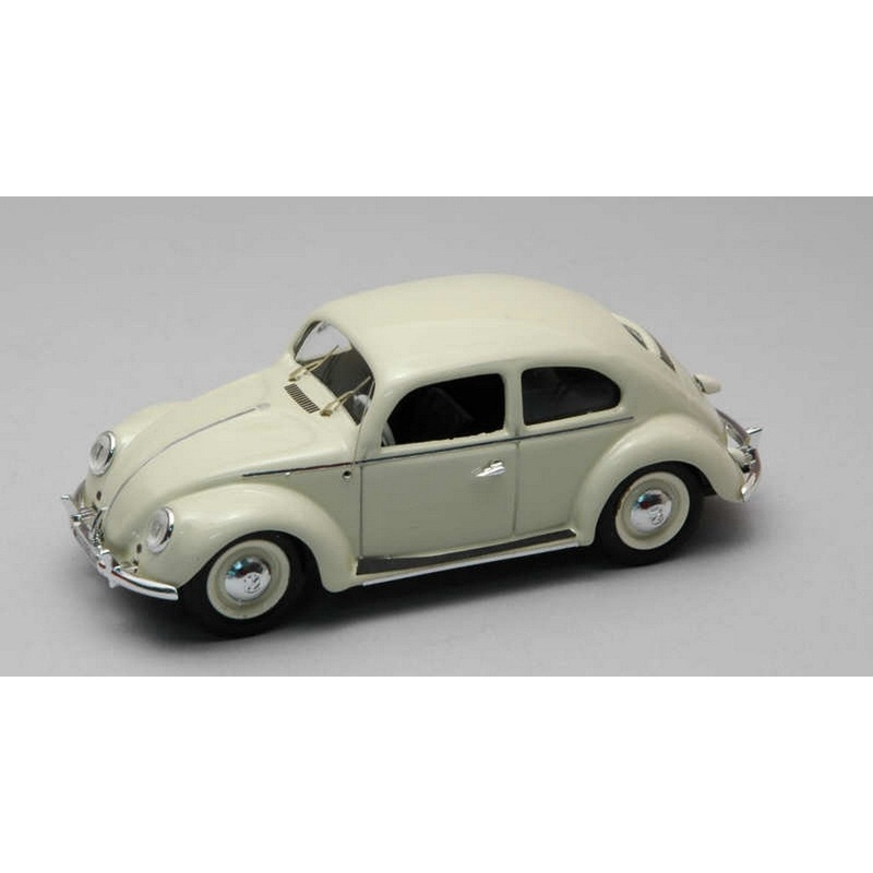 SCALE MODEL COMPATIBLE WITH VW 1200 DE LUXE 1953 IVORY 1:43 RIO RI4194