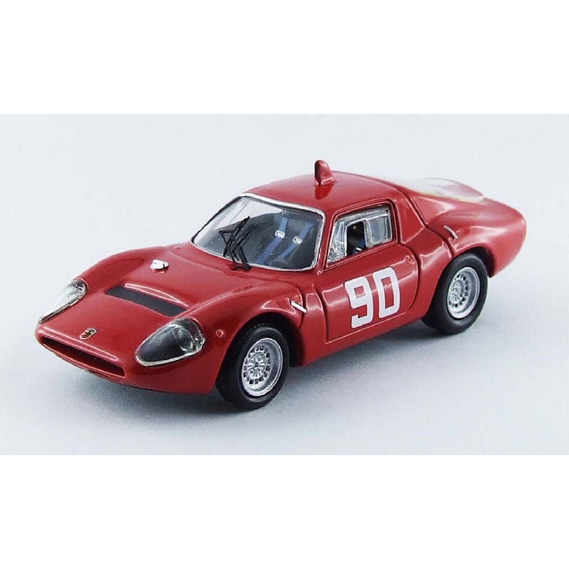SCALE MODEL COMPATIBLE WITH ABARTH OT 1300 N.90 11th CIRC.MUGELLO 1967 NESTI-HEZEMANS-FURTMAYR 1:43 BEST MODEL BT9521