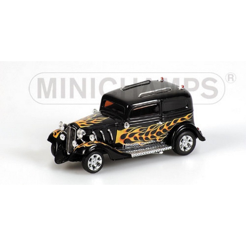 SCALE MODEL COMPATIBLE WITH AMERICAN HOR ROD BLACK 1:43 MINICHAMPS PM400142260