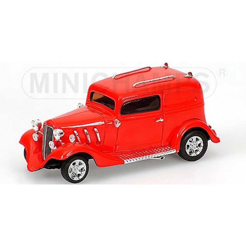 SCALE MODEL COMPATIBLE WITH AMERICAN HOT ROAD RED 1:43 MINICHAMPS PM400142264