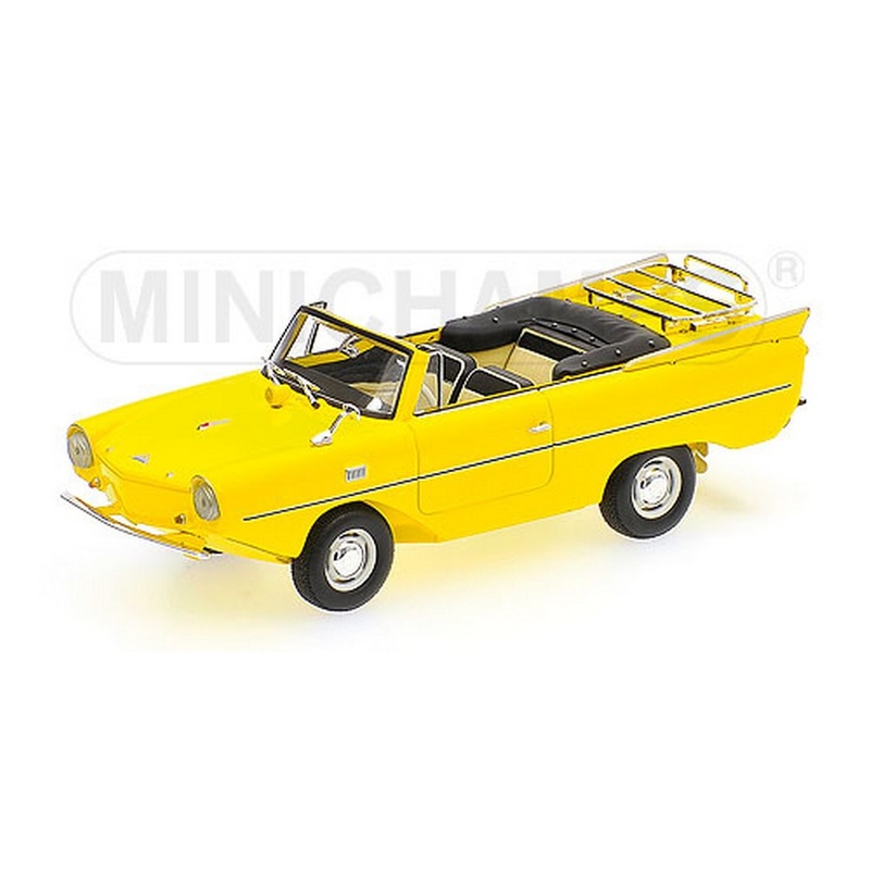 SCALE MODEL COMPATIBLE WITH AMPHICAR 1965 YELLOW 1:43 MINICHAMPS PM400097032