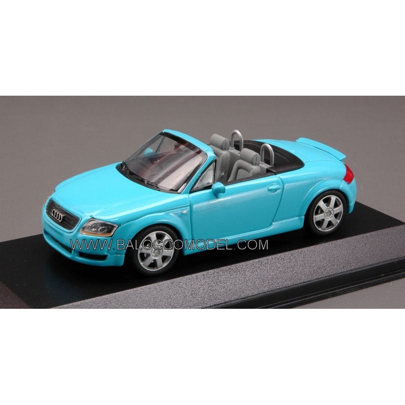 SCALE MODEL COMPATIBLE WITH AUDI TT ROADSTER TURQUOISE 1:43 MINICHAMPS PM430017233