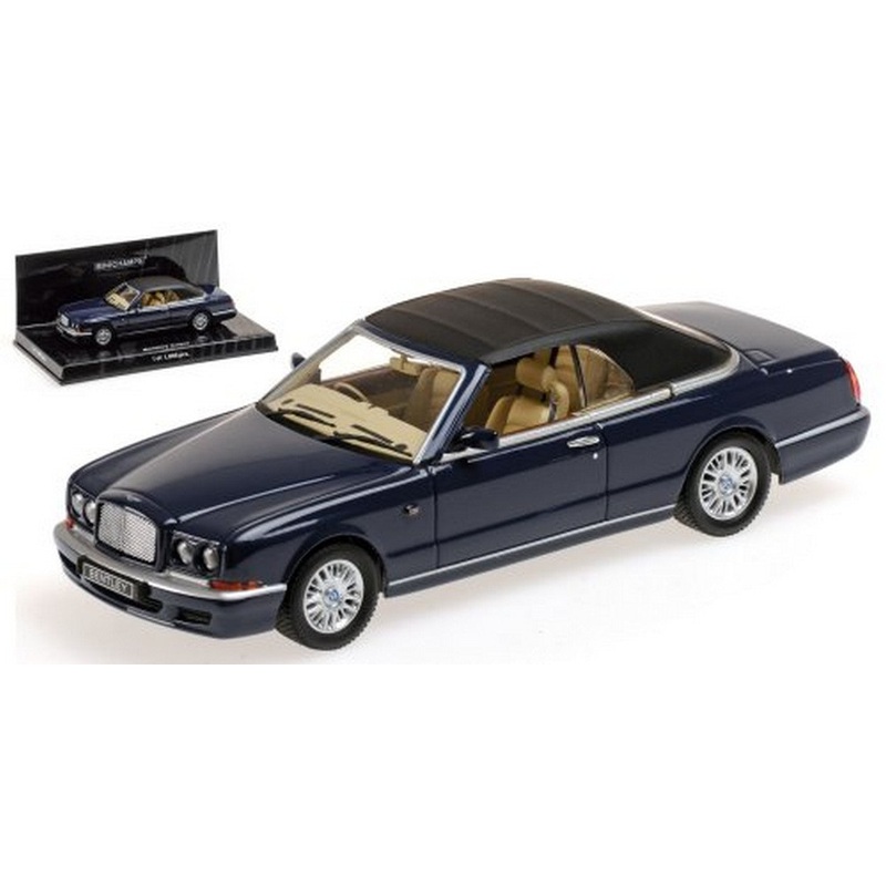 SCALE MODEL COMPATIBLE WITH BENTLEY AZURE 1996 BLUE 1:43 MINICHAMPS PM436139931