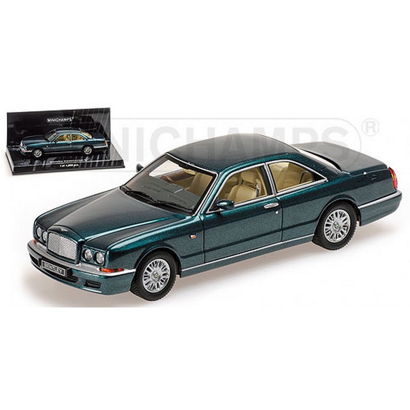 SCALE MODEL COMPATIBLE WITH BENTLEY CONTINENTAL R 1996 GREEN METALLIC 1:43 MINICHAMPS PM436139921