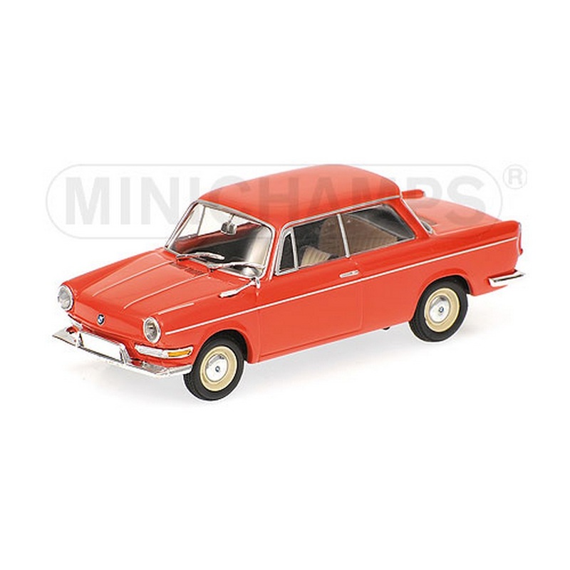 SCALE MODEL COMPATIBLE WITH BMW 700 L 1960 RED 1:43 MINICHAMPS PM430023704