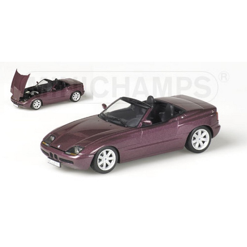 SCALE MODEL COMPATIBLE WITH BMW Z 1 91 PURPLE 1:43 MINICHAMPS PM400020101