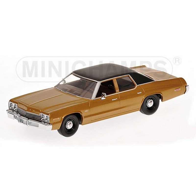 SCALE MODEL COMPATIBLE WITH DODGE MONACO 1974 GOLD MET.1:43 MINICHAMPS PM400144772