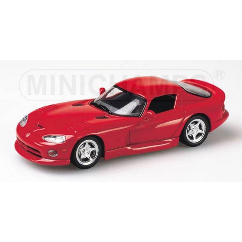 SCALE MODEL COMPATIBLE WITH DODGE VIPER COUPE 1993 RED 1:43 MINICHAMPS PM433144022