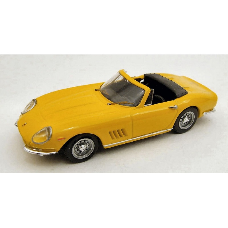 SCALE MODEL COMPATIBLE WITH FERRARI 275 GTB/4 SPYDER 1966 YELLOW 1:43 BEST MODEL BT9003G