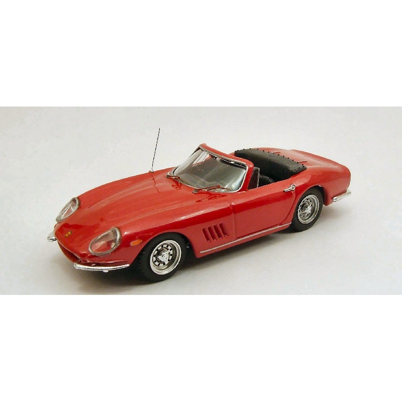 SCALE MODEL COMPATIBLE WITH FERRARI 275 GTB SPIDER RED S.MC QUEEN PERSONAL CAR 1:43 BEST MODEL BT9440