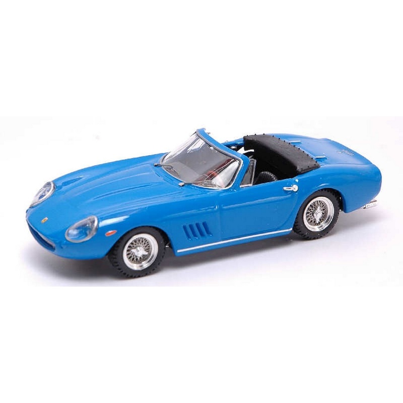SCALE MODEL COMPATIBLE WITH FERRARI 275 GTB SPYDER 1968 STEVE MC QUEEN BLUE 1:43 BEST MODEL BT9343