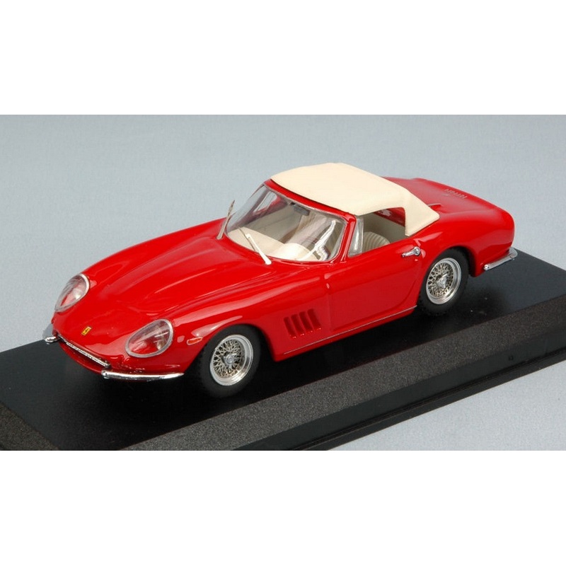 SCALE MODEL COMPATIBLE WITH FERRARI 275 GTB SPYDER NART 1967 RED 1:43 BEST MODEL BT9579