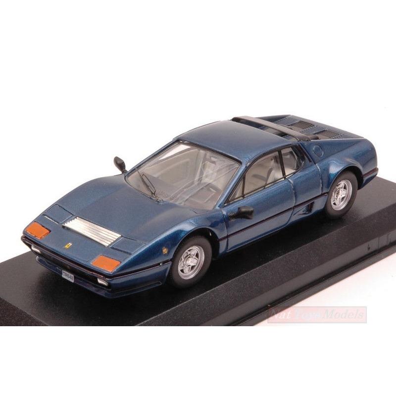 SCALE MODEL COMPATIBLE WITH FERRARI 512 BB 1976 GIORGIO ARMANI BLUE 1:43 BEST MODEL BT9289