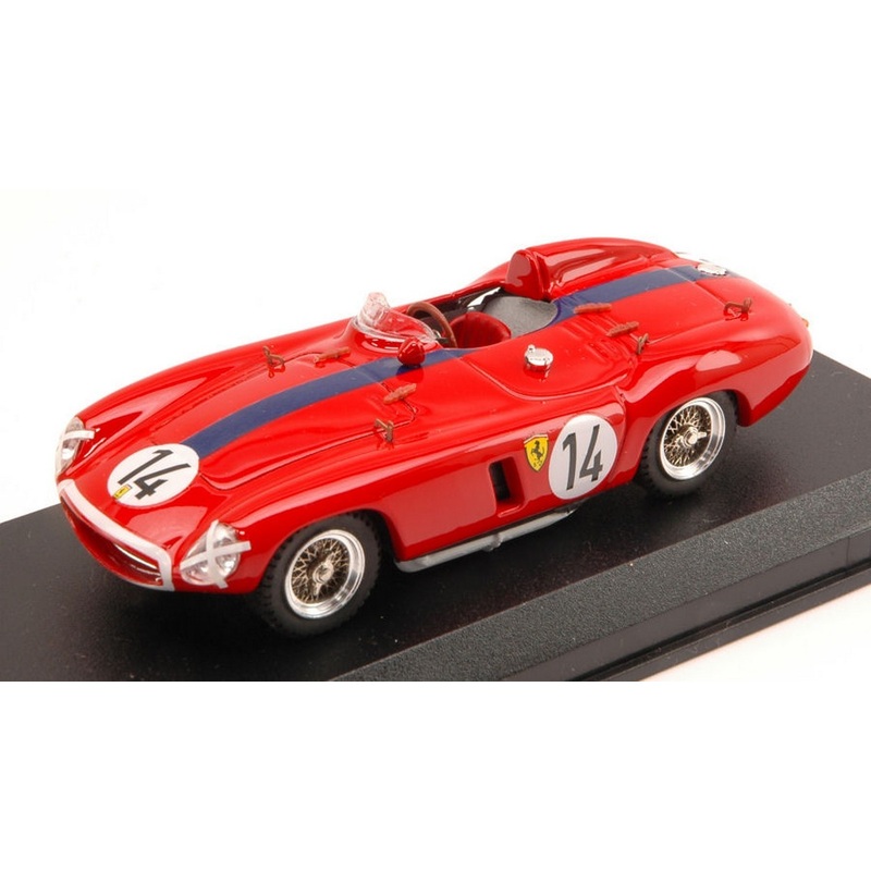 SCALE MODEL COMPATIBLE WITH FERRARI 750 MONZA N.14 DNF LM 1955 M.GREGORY-"SPARKEN" 1:43 ART MODEL AM0187