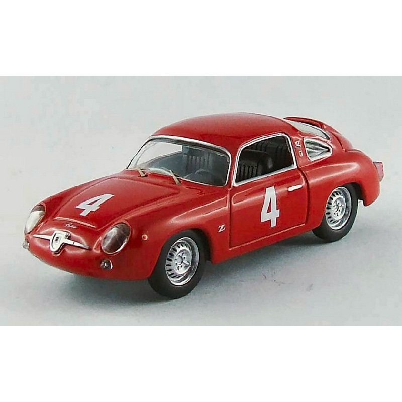 SCALE MODEL COMPATIBLE WITH FIAT ABARTH 750 N.4 5th (WINNER CLASS) GT GP MONZA 1963 G.CAPRA 1:43 BEST MODEL BT9519
