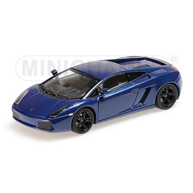 SCALE MODEL COMPATIBLE WITH LAMBORGHINI GALLARDO 2006 METALLIC BLUE 1:43 MINICHAMPS PM400103505