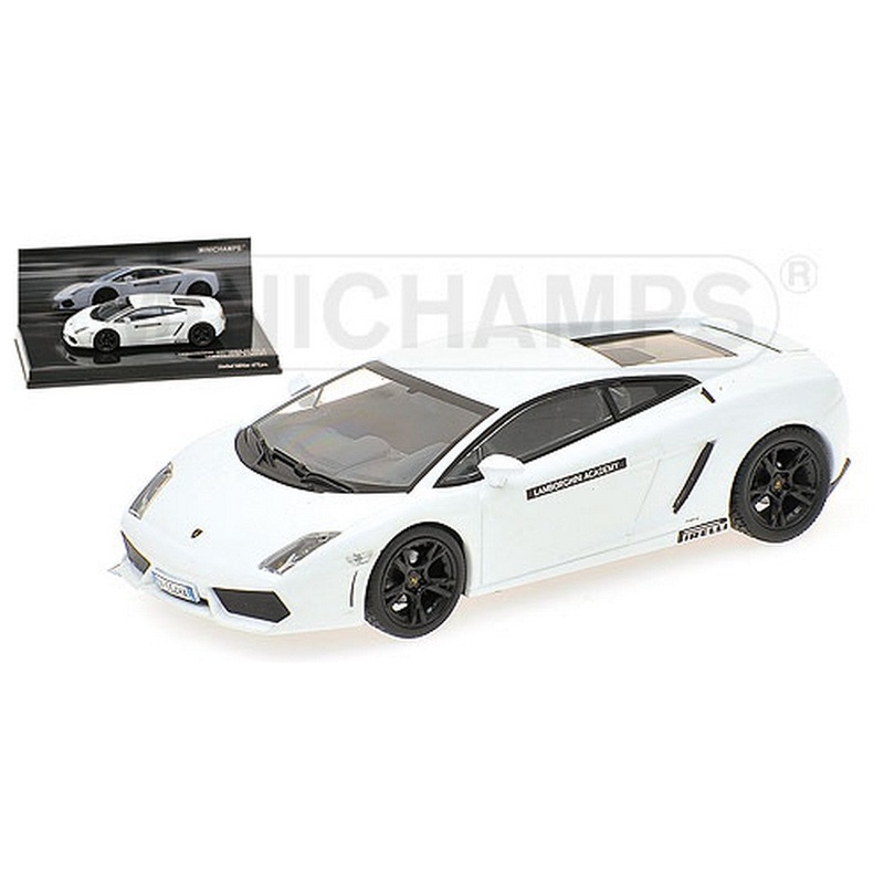 SCALE MODEL COMPATIBLE WITH LAMBORGHINI GALLARDO LP560-4 2008 WHITE 1:43 MINICHAMPS PM436103801