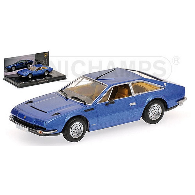 SCALE MODEL COMPATIBLE WITH LAMBORGHINI JARAMA 1974 BLUE 1:43 MINICHAMPS PM436103400