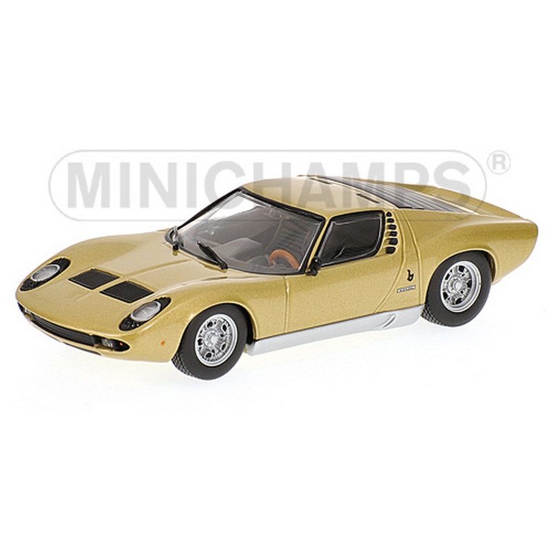 SCALE MODEL COMPATIBLE WITH LAMBORGHINI MIURA S 1969 GOLD 1:43 MINICHAMPS PM436103000