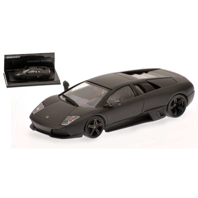 SCALE MODEL COMPATIBLE WITH LAMBORGHINI MURCIELAGO 2006 MATT BLACK 1:43 MINICHAMPS PM436103921