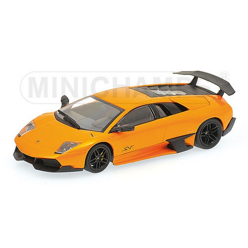 SCALE MODEL COMPATIBLE WITH LAMBORGHINI MURCIELAGO LP670-4 SV 2009 ORANGE METALLIC 1:43 MINICHAMPS PM400103942