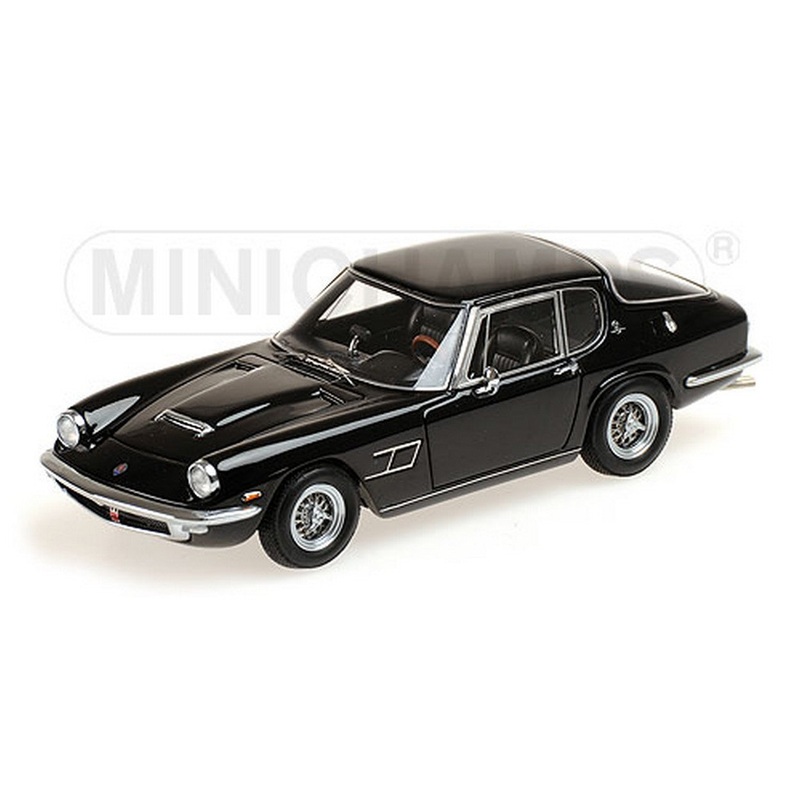 SCALE MODEL COMPATIBLE WITH MASERATI MISTRAL COUPE 1963 BLACK 1:43 MINICHAMPS PM437123421