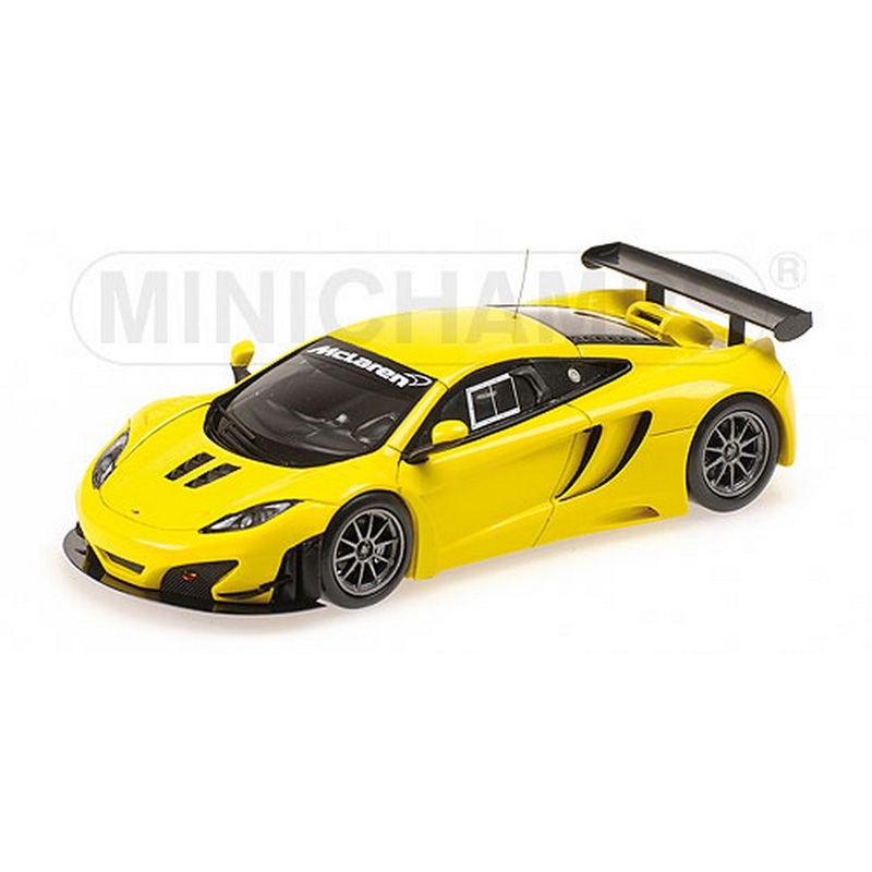 SCALE MODEL COMPATIBLE WITH MC LAREN MP4-12C GT3 2012 YELLOW 1:43 MINICHAMPS PM437121396