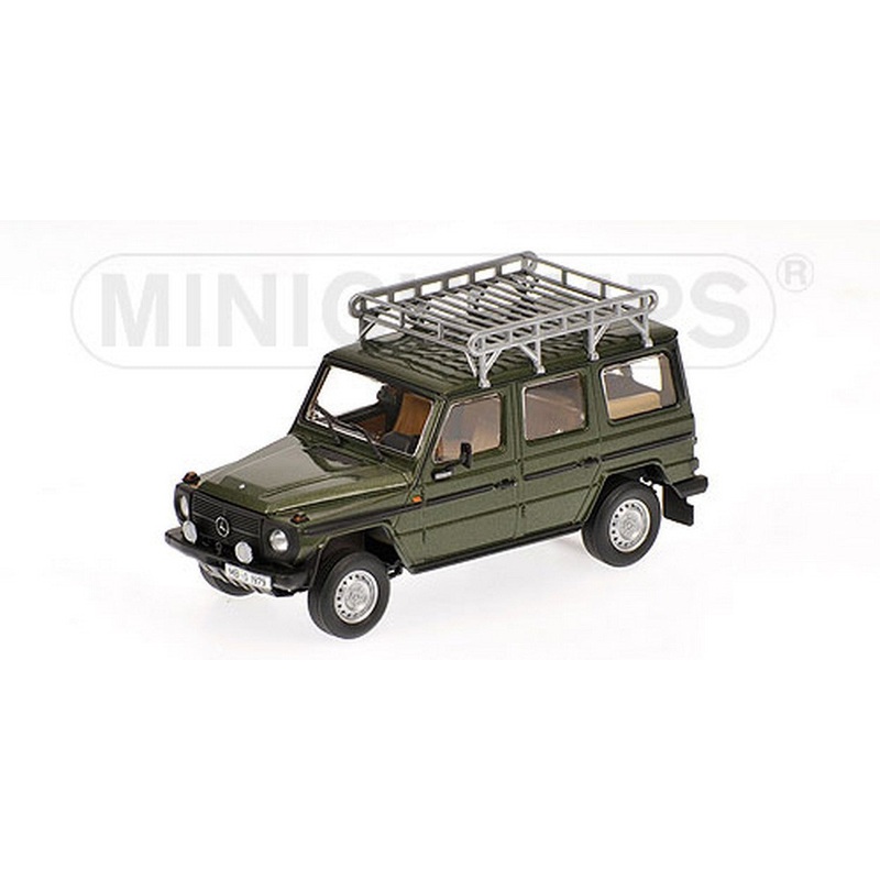 SCALE MODEL COMPATIBLE WITH MERCEDES 230 GE 1981 GREEN MET.1:43 MINICHAMPS PM400038001